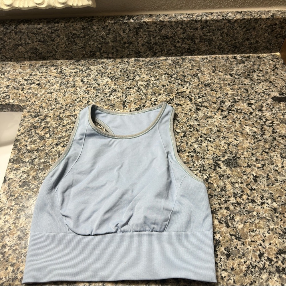 lululemon athletica Light Blue Tank Top